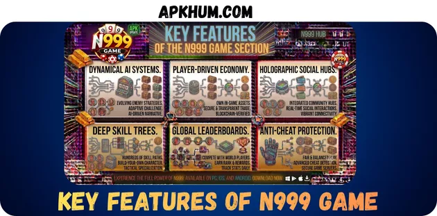 N999 Game Key Features in Pakistan 2026