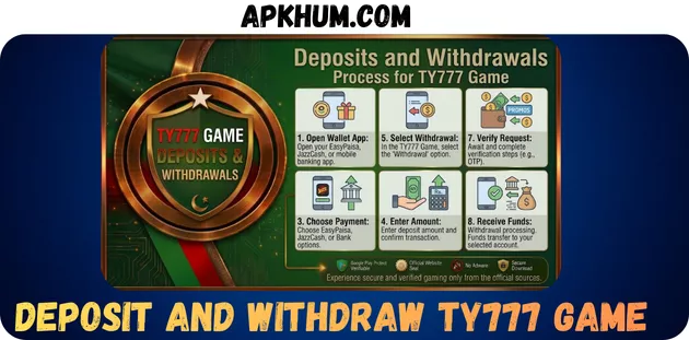 TY777 Game Deposit in Pakistan 2026