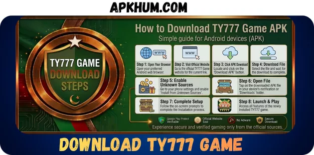 TY777 Game Download in Pakistan 2026